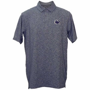 navy heather Par 3 polo shirt with Penn State Athletic Logo